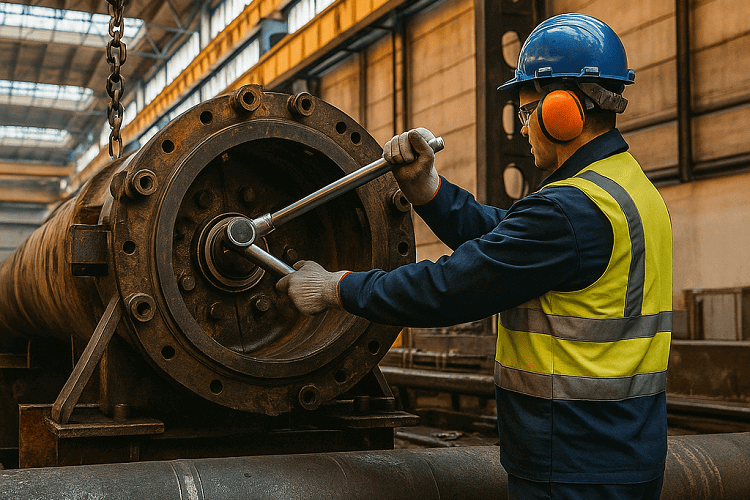 en gasca montajes realizamos TRABAJOS MECÁNICOS EN PARADAS DE MANTENIMIENTO